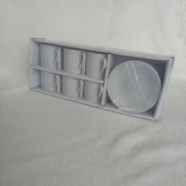 Cafetera eléctrica Royal 6 tazas/ termo con 3 tazas para cafe/ set de tazas con plato y organizador/ juego de tazas de e - Img 121983919