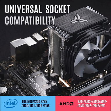 (X) Enfriador Disipador de CPU por Aire JONSBO CR1400 RGB - Img 126481300