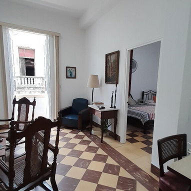 🏣Renta apto. completo e independiente, Habana Vieja, 2 habitaciones climatizadas - 3/6