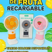 Ventilador con tematica de fruta recargable de mano - Img 53143250