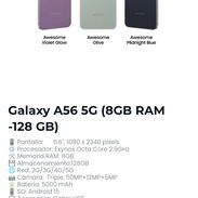 Galaxy A56 5G (8GB RAM -128 GB) - Img 58078306