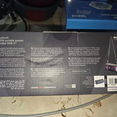 Bocina Bluetooth RGB Portátil 5.4 20W MSB-XT - 3/4
