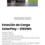 Estación de Carga SolarPlay - 2160Wh. Batería LiFePO4 de 2160 Wh - Img 56611524