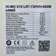 contenedor de 720 unidades. Paneles longi bifaciales 650W Gest vent TDO - Img 57177673