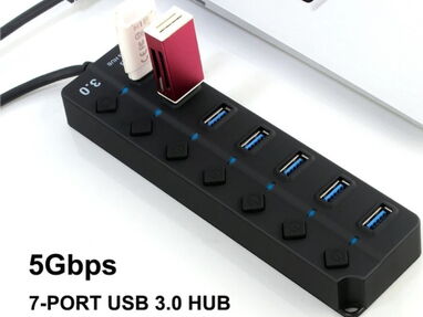 HUB o Regleta de 7 puertos USB 3.0 sin alimentación externa.....Ver fotos...59201354 - Img 59993908