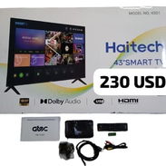Combo smartv Haitech 43 " + cajita decodificadora HD marca ATEC - Img 56373323