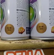 Spray Aerosol pintura color Dorado (Oro) GOLD No.18k ///450ML NETO - Img 44881842