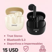Auriculares TWS Semiin‑ear BW-98, True Stereo, Bluetooth 5.3, Deportivos e Impermeables- BWOO - Img 54353111