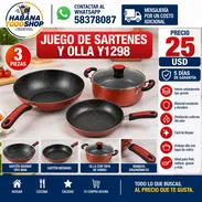 JUEGO DE SARTENES Y OLLA NUEVOS EN CAJA!!!! - Img 52036744