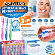 🪥 SET DE 12 CEPILLOS DENTALES MARWA - Img 57533203