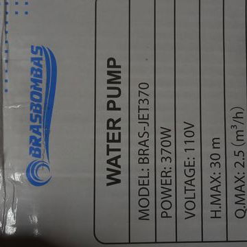 Durabilidad probada ofrece la Bomba de agua autocebante BRAS-JET370 hoy VPT#-0047 - Img 121869813