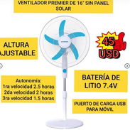 Ventilador recargable - Img 53022590