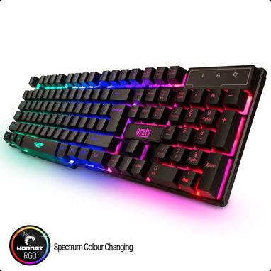 (X) Orzly Hornet RX-250 Combo Gamer 4 en 1 Teclado RGB + Mouse Gaming + Auriculares con Micrófono + Alfombrilla - Img 126472411
