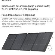 Vendo o negoceo por ps4 pro Panel Solar de la marca EcoFlow de 220 w - Img 55537420