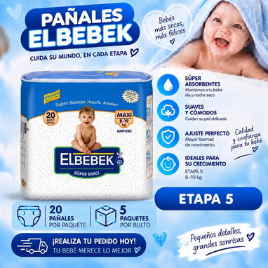 Pañales para bebé . 2, 3 y 4 etapa (6 USD) . 5 y 6 etapa (7 USD ). También tengo oferta por cantidad. Vedado - 3/4