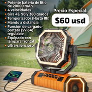 Ventiladores recargables con luces LED de 20 000 mAh. Mensajeria gratis!!! - Img 56593091