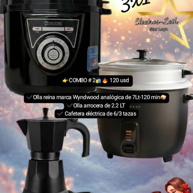 🔥 Combos desde 95usd – Olla Reina, Micro, Freidora Aire, Ventilador – 🚗 Envío Habana - Img 120779447