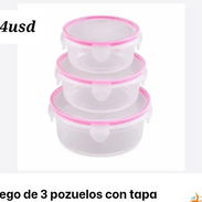 Juego De 3 Pozuelos Con Tapa - Img 57515948
