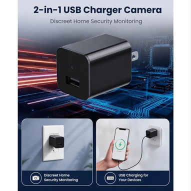 Cámara Mini Espía 1080P con detección de movimiento y tarjeta SD 64Gb incluida info al 📞 53549981 - Img 128018061