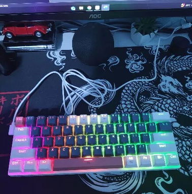 NUEVOS TELCADO MACHENIKE K500-B61 NUEVO. TELCADO MECANICO RETROILUMINADO RGB - Img 91086928