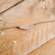 Manillas Alice Halo*_ *Materiales:* Acero inoxidable + Piedras Naturales - Img 57757919