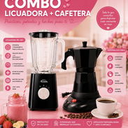 ⏰Súper Combo🚨 Cafetera Eléctrica + Licuadora con Vaso de Vidrio 🧑‍🍳✨ - Img 55861622