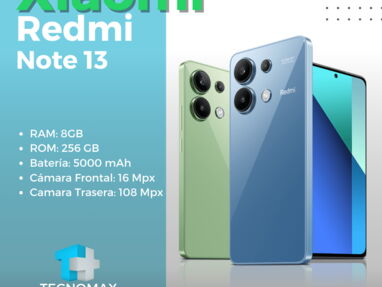 (TECNOMAX) Xiaomi Redmi Note 13 • 8GB/ 256 GB • NUEVO EN CAJA• 59152641 - Img main-image