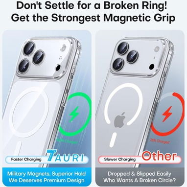 Oferta tecnológica: Funda TAURI iPhone 17 Pro Compatible MagSafe – Blanca... | videojuegoshabana.com - Img 127860829