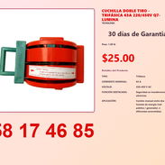 CUCHILLA DOBLE TIRO - TRIFÁSICA 63A 220/450V Q7-LUMINA - Img 54823046