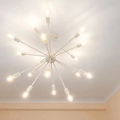 Lampara Sputnik años 50s 15 luces - 3/3