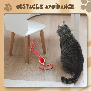 ☎️53544655 🛵 Entrega Disponible ⭐Pelota Interactiva Eléctrica para Gatos ( Verde ) ⭐ - 5/9