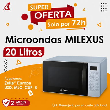 Freidora de EKO 8.45 L* y microondas Milexus - Img 125373938