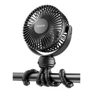 Ventilador de Clip Portátil – Mini, Recargable y de 3 Velocidades – Negro. - Img 54988942