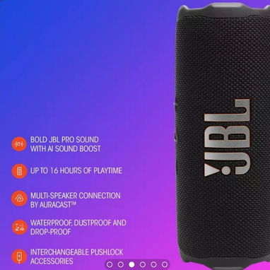 Bocina Inalámbrica JBL Flip 7-Potencia 25W RMS-Nueva - Img 94798955