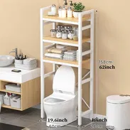 🧧Estante organizadorde 3 nivelesde tablero de madera y marco de metal/40 usd🧧 - Img 57567349