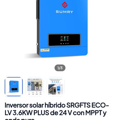 Inversor solar: Sumry, Must, Sako, InfiniSolar y otros - 3/10