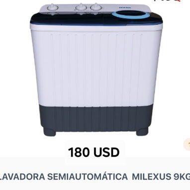 Lavadora Semiautomática Milexus 9kg-180usd, 10kg-190usd, 7kg-170usd - Img 120535281
