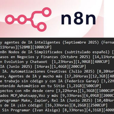 Video Cursos n8n, LangChain & Inteligencia Artificial por KIDICUBA - 50543114 - Img 106056296