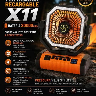Ventilador Recargable X11 - 2/2