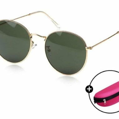 Gafas de sol con proteccion para mujeres y hombre Gafas y estuche y paño de limpieza - Img 118633674