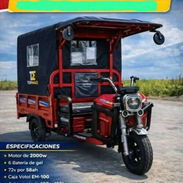 *🛺TRICICLOS TOPMAQ 2026 (CON TECHO)🛺 ☑️- Motor de 2000w ☑️- 6 Bateria de gel ☑️- 72v por 58ah  ☑️- Caja Votol EM-100 - Img 57192644