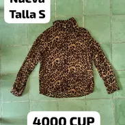 Blusa elegante nueva de leopardo Talla S ($4000) - Img 58040590