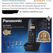------ TELEFONOS INALAMBRICOS ---- PANASONIC DE 1 BASE ----- - Img 43341145
