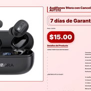 Audífonos 1Hora con Cancelación de Ruido AUT212 . - Img 56997240