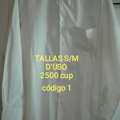 Camisas blancas buen estado para hombre - Img 118562705