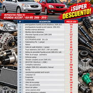 PIEZAS HYUNDAI ACCENT KIA RIO 2006 - 2010 , RADIADOR, ALTERNADOR , RODAMIENTOS , AMORTIGUADORES ECC - Img 58030556