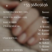 SERVICIO DE MANICURA Y PEDICURA/ SE ARREGLAN UÑAS NATURALES, ACRÍLICAS, GEL, SOFTGEL Y MÁS - Img 56637508