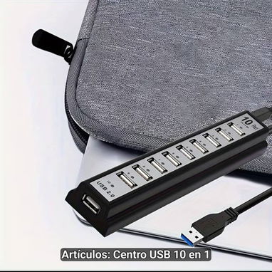 Hub USB de 10 Puertos - Img 124748693
