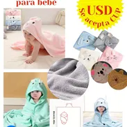 Toallas con gorro para bebé - Img 55440436