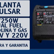 Planta Pulsar 7250 w dual fuel gasolina y gas 110 y 220 v - Img 55339106
